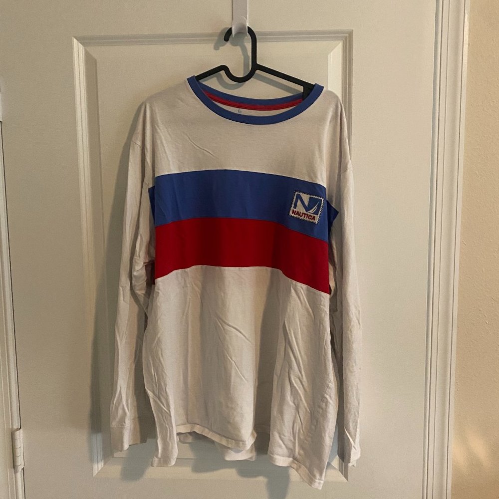 Mens Nautica Long Sleeve Shirt